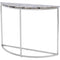 Libra Agate Crescent Console Table On Nickel Frame